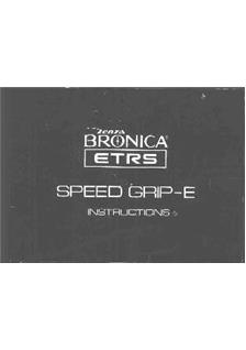 Bronica Accessories - Bronica manual. Camera Instructions.